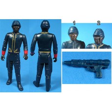 Bespin security Guard, figura del imperio contraataca 1982 ( Black Human) con arma  